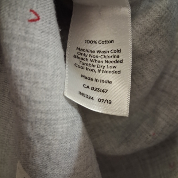 Talbots Gray Shirt with Bear Print - Picture 9 of 9